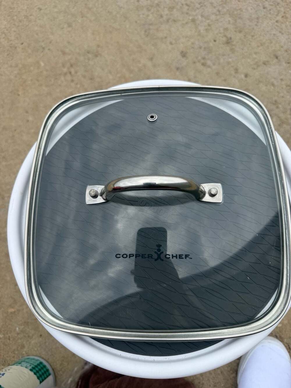 Copper Chef Replacement Glass Lid for Square Pan 9.25 Inch